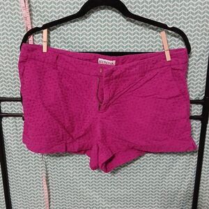 Merona Women's High Waist Magenta Shorts